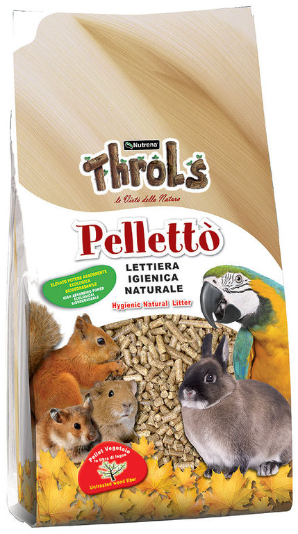 Throls Pellettò Lettiera Igienica Per Roditori 5 kg