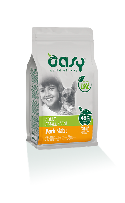 Oasy Adult one Protein Mini Maiale 2,5 Kg