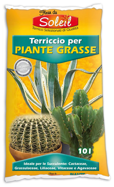 Terriccio Per Piante Grasse 10 Lt (Circa 3 Kg)