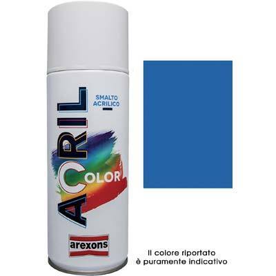 Vernice Acrilica Arexon Spray 400 ml Blu Traffico Ral 5017