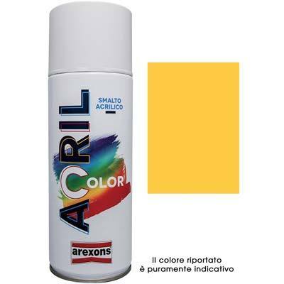 Vernice Acrilica Arexon Spray 400 ml Giallo Traffico Ral 1023