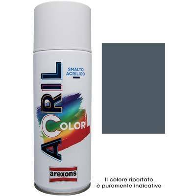 Vernice Acrilica Arexon Spray 400 ml Grigio Ferro Ral 7011