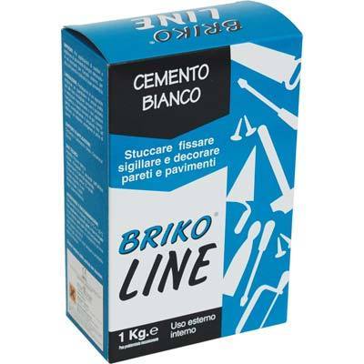 CEMENTO BIANCO BRIKO LINE KG 1