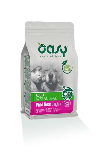 Oasy Adult one Protein Medium & Large Cinghiale 2,5 Kg