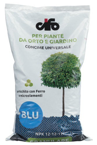 Cifo Concime Universale Blu NPK 12-12-17 Per Orto e Giardino 5 kg