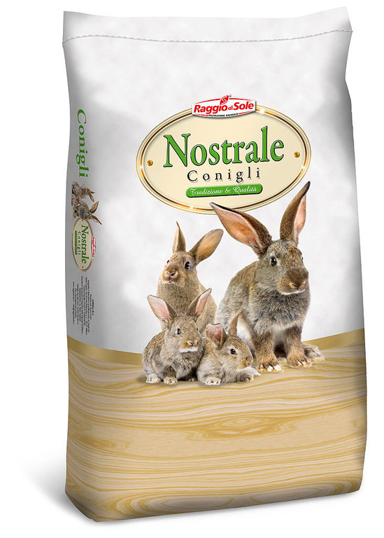 Mangime Completo Nostrale Cunisprint Per Conigli Riproduttori e All'Ingrasso Sacco 22 kg