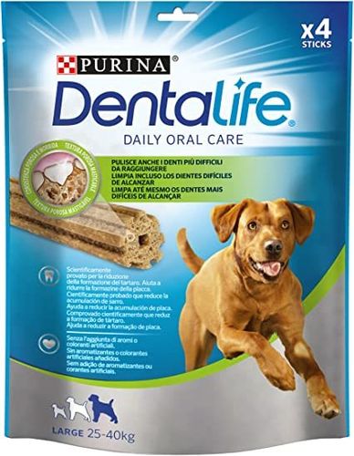 Purina Dentalife Large Confezione 4 Pz Per Cani di Grande Taglia 25-40 KG