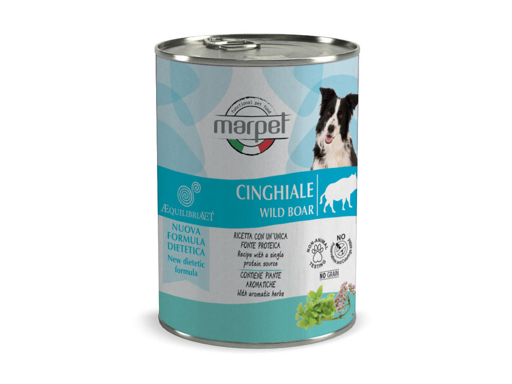 MARPET AEQUILIBRIAVET PATE' CINGHIALE PER CANI BARATTOLO 400 GR