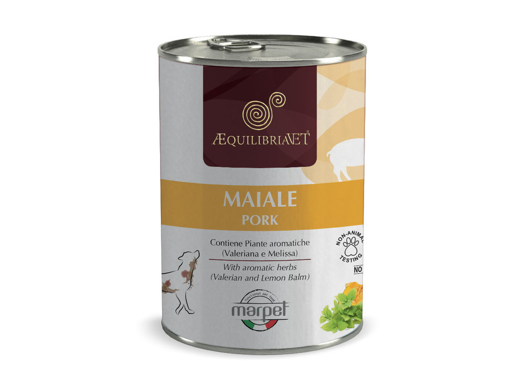 MARPET AEQUILIBRIAVET PATE' MAIALE PER CANI BARATTOLO 400 GR