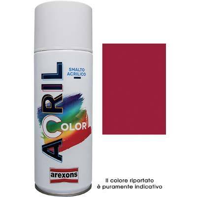 Vernice Acrilica Arexon Spray 400 ml Rosso Rubino Ral 3003