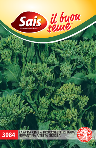 Sais Semi Di Broccoletto Cima di Rapa Noventina a Testa Grossa 40 GR