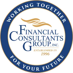 The logo for the financial consultants group inc.